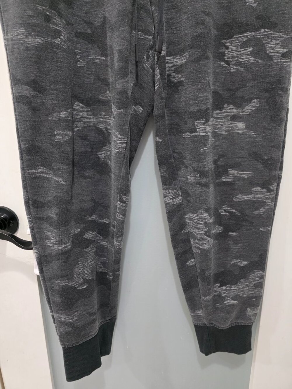 Athletic Works Black Camo Jogger Pants – Size XL (16-18) – Drawstring - Picture 6 of 10